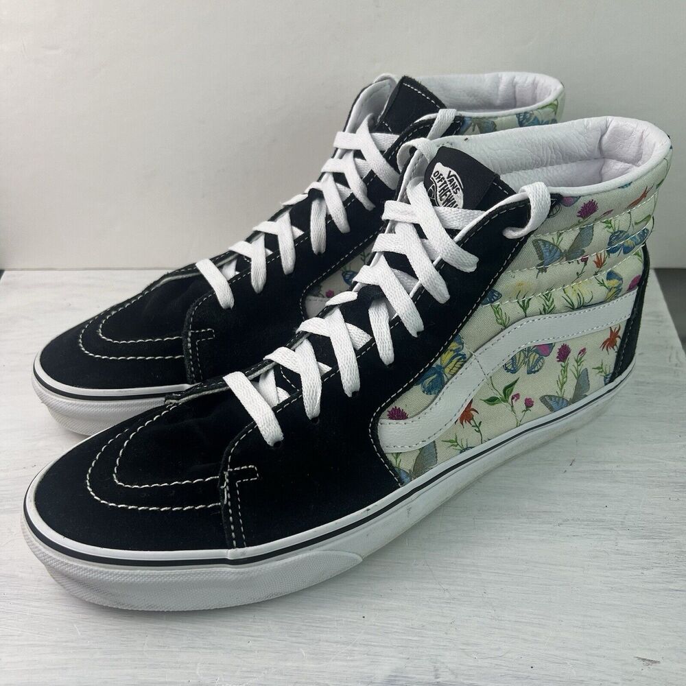 Vans Off the Wall Men’s Size 12 High Top Skate Shoes Butterfly Suede